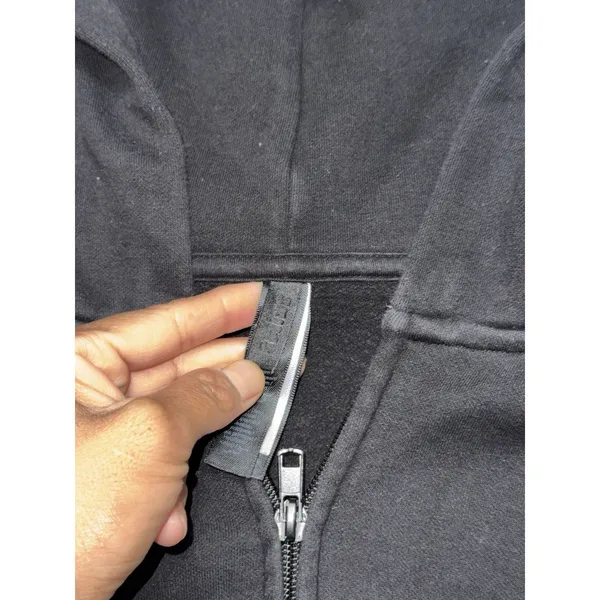 Skims Women's Black Full Zip Hoodie Sweatshirt Size 2XL - Image 6