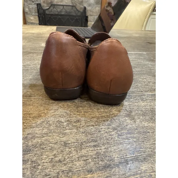 Cole‎ Haan Country Marcy Tassel Woven Brown Leather Loafers Women's Size 8.5 AA - Image 5