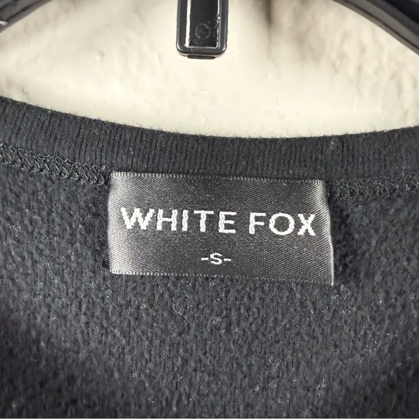 White Fox boutique Give me the details long sleeves top black SZ:S - Image 7