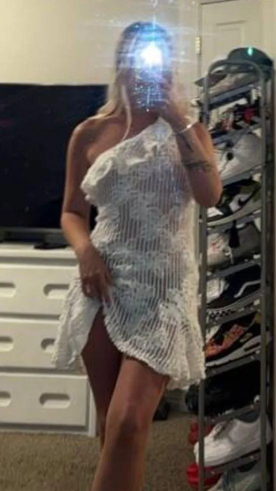 SheIn one shoulder beach cover up - Image 4