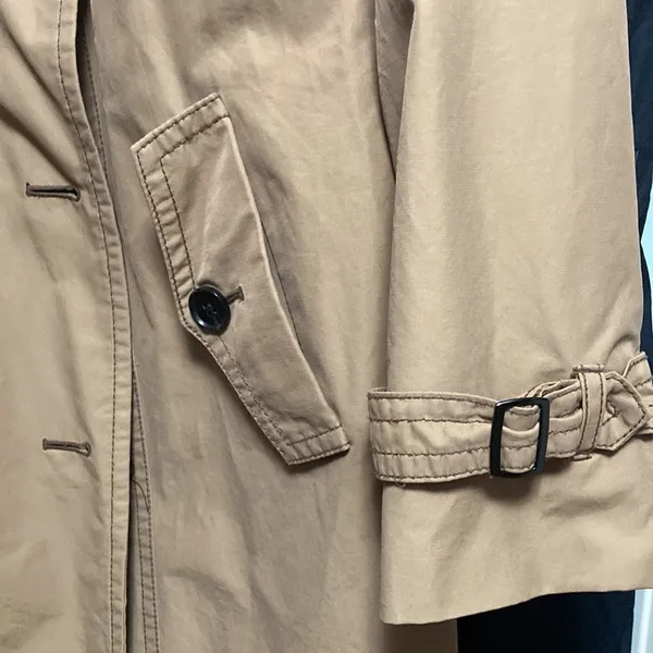 GAP Double Breasted Trench Coat/Raincoat Tan Khaki - Image 8