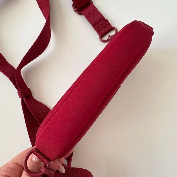DAGNE DOVER x SEPHORA Limited Edition Mara Phone Sling Crossbody Bag Burgundy - Image 6