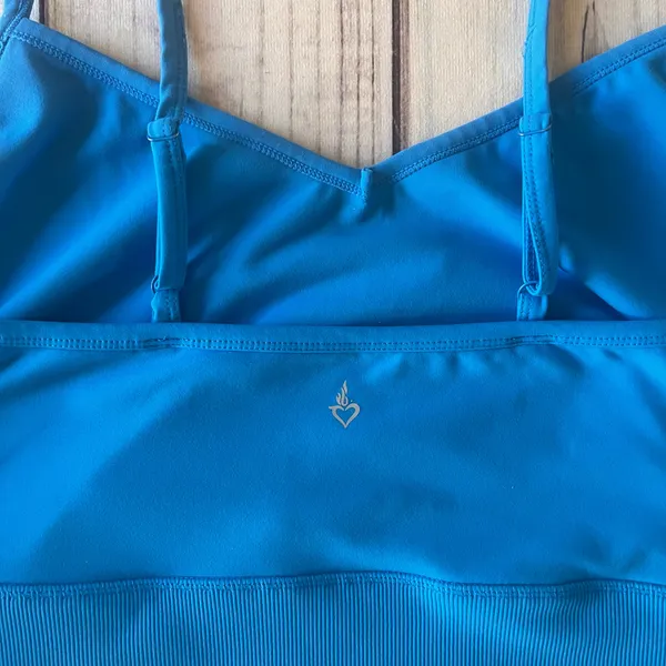 Torrid Blue Low Impact Sports Bra Size 5 - Image 6