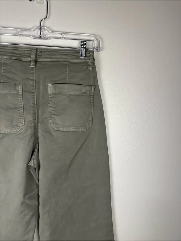 Marine‎ Layer olive Green Bridget Crop Pant Women’s Sz 4 - Image 9