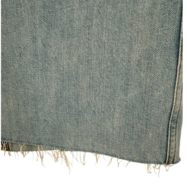 NWT Madewell Women's Rilee Denim Midi Skirt Front Slit Light Wash Blue Size 25‎ - Image 10