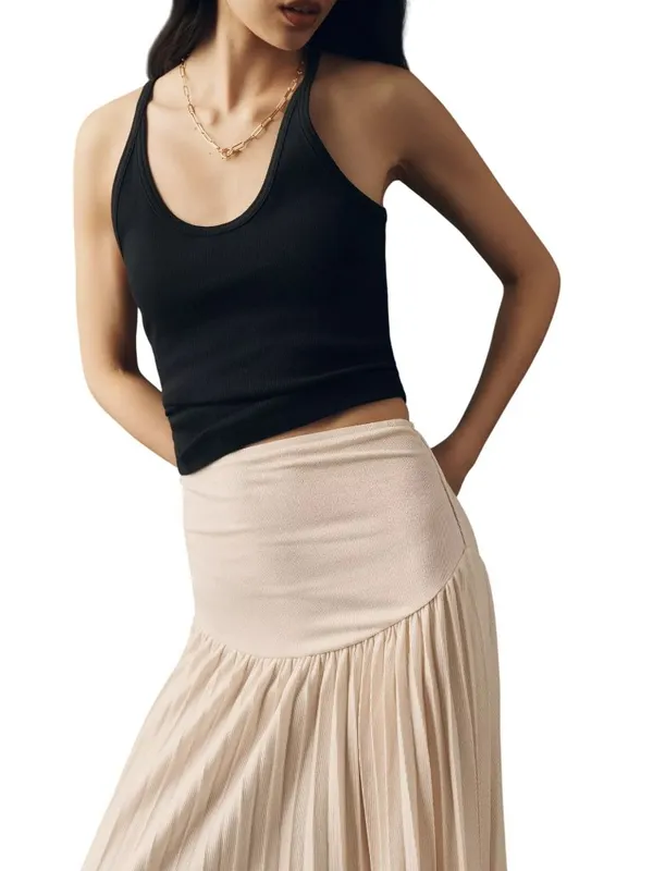 Lioness Field of Dreams Maxi Skirt in Small Cream Womens Long Bottoms - Image 3