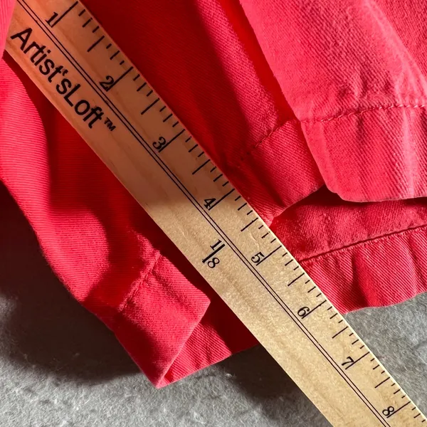 1035 | J.Crew Coral Pink Cotton Chino Summer Casual‎ Shorts Women 6 - Image 6