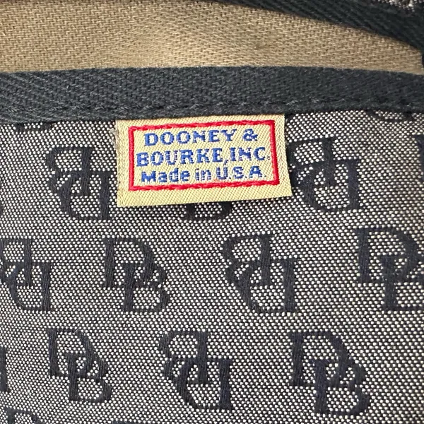 Dooney & Bourke Monogram Signature Tassel Tote Vintage purse - Image 12