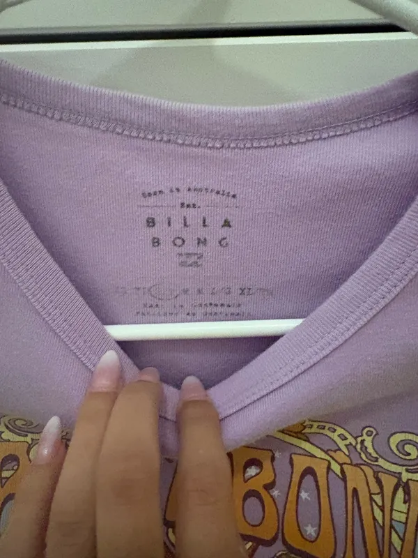 Billabong purple baby tee - Image 3
