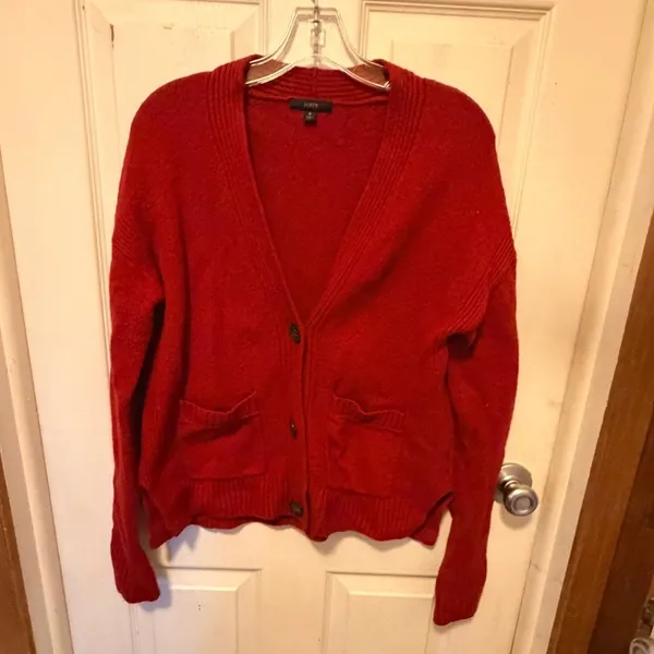 J Crew Wool Alpaca Blend Cardigan Sweater - Image 4