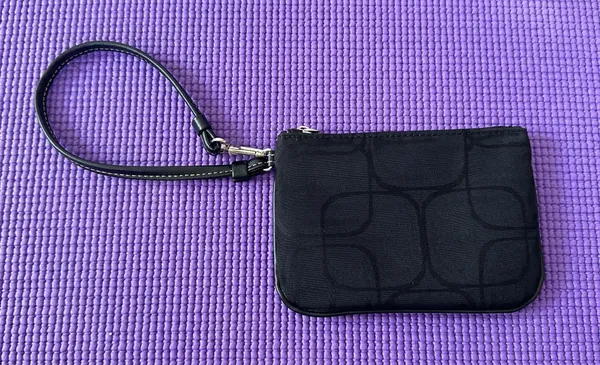 EXPRESS Logo Wristlet - Black Canvas - Image 2