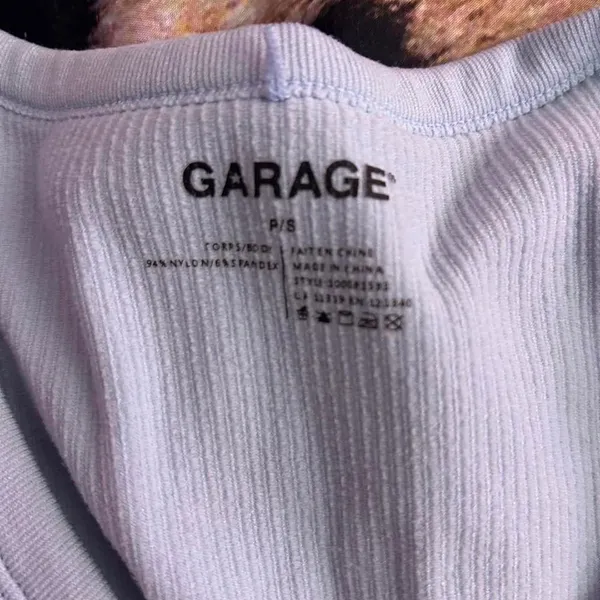 Garage Women's Blue Crop-top - Image 2