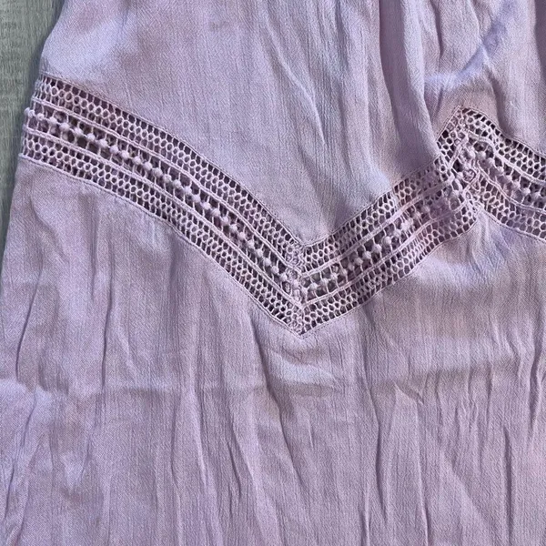 O’Neill light purple crochet halter top size Large - Image 7