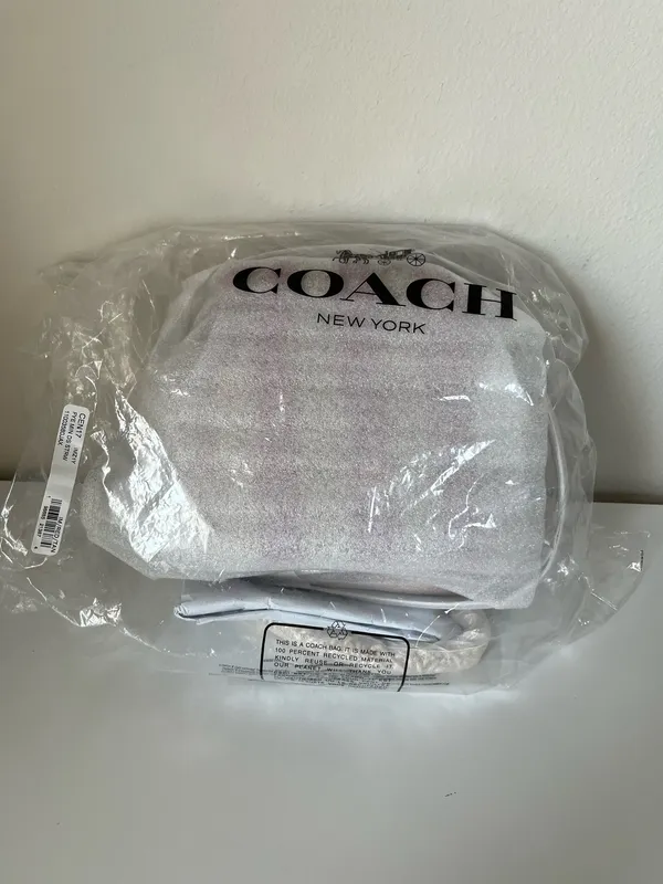 Coach Faye Mini Drawstring Bag With Stripes  - Image 14