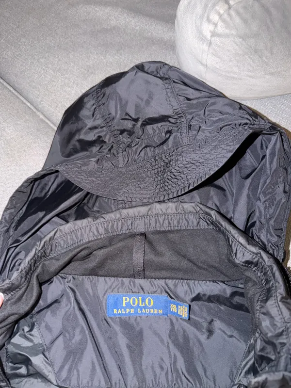 Black Polo Ralph Lauren Rain Jacket - Image 3
