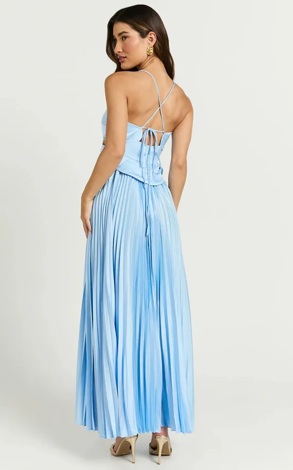 Showpo Blue SHAY MAXI DRESS - Image 2