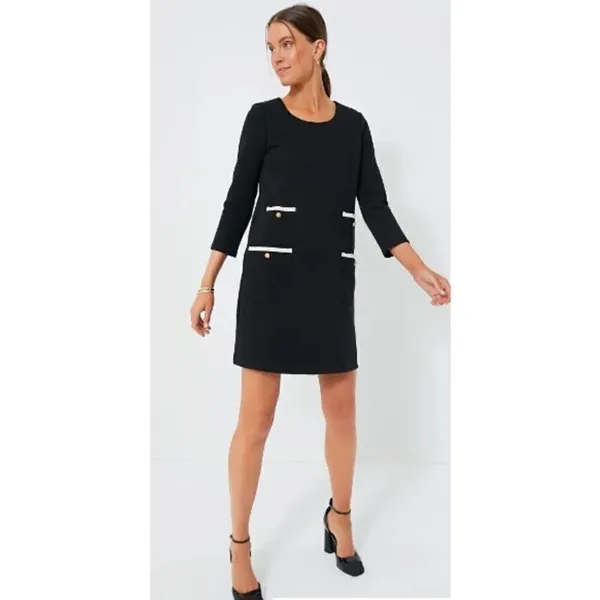 Tuckernuck Black Francoise Mod Mini Dress NWT Sz. L - Image 2