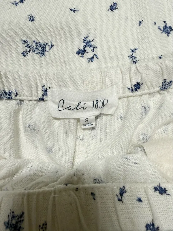Cali 1850 Floral Linen Pants - Image 4