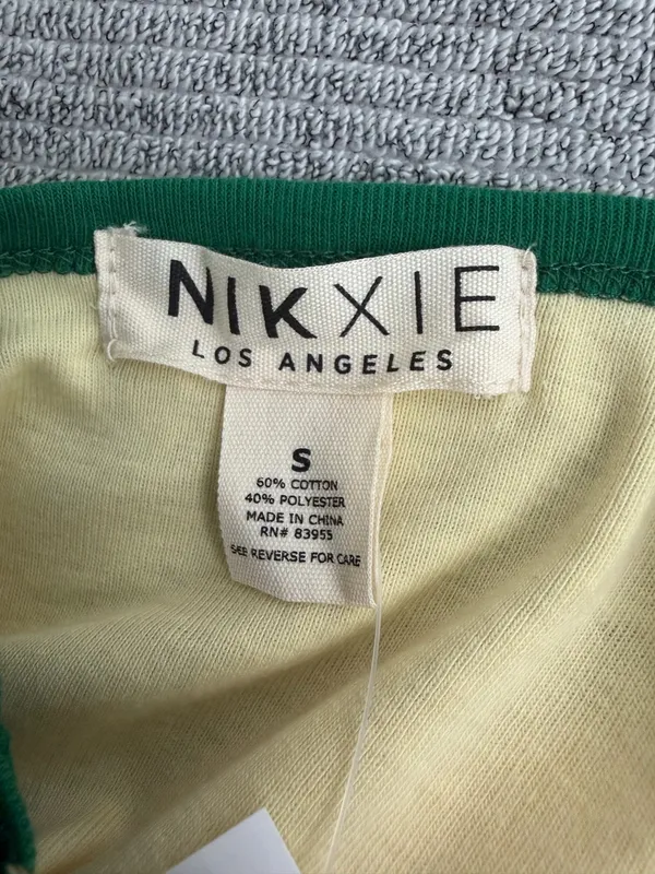 Nikxie Los Angeles Brazil Rio Da Janeiro Cami Top. Size Small - Image 4