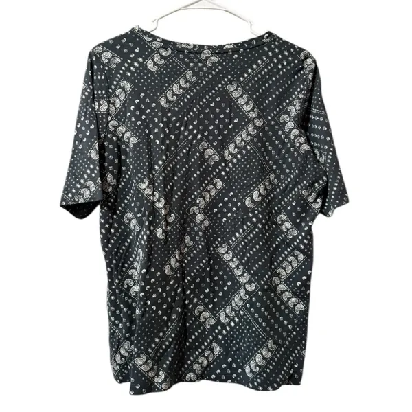LL Bean Women Size Large Regular‎ Short Sleeve Round Neck Cotton T Shirt Preppy - Image 2