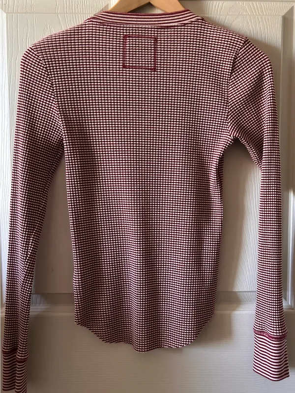 Aerie Essentials Thermal Long Sleeve Indie Sleaze Grunge Top Sz S Fairy Hipster - Image 11