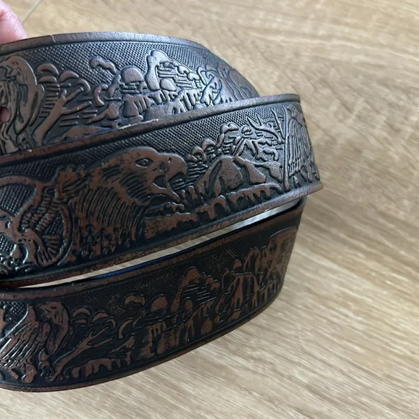 Textured western belt - Image 3
