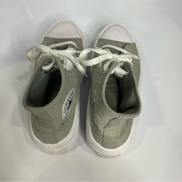Converse CTAS move‎ high top platform slate sneakers Gray white womens size 7 - Image 6