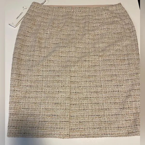 NWT Calvin Klein Women’s Tweed Suit Skirt - Image 3