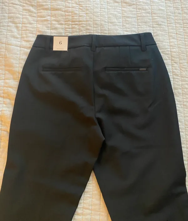WHBH Comfort Stretch Slim Ankle Pants - Black - Image 5