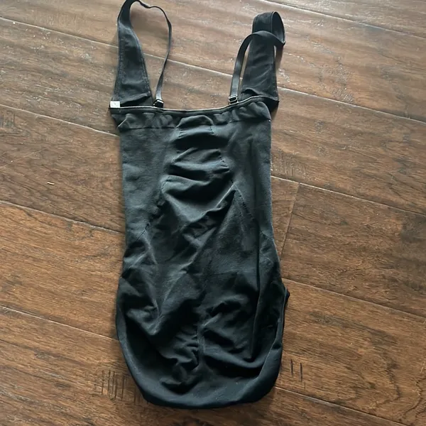 Assets by Spanx Black Shapewear Bodysuit  small EUC - Image 4