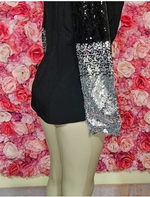 Front closure blazer(XL Black - Image 6