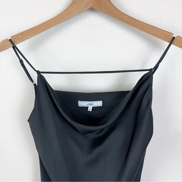 NWT J.ING Satin Draped Slip Midi Dress - Image 7