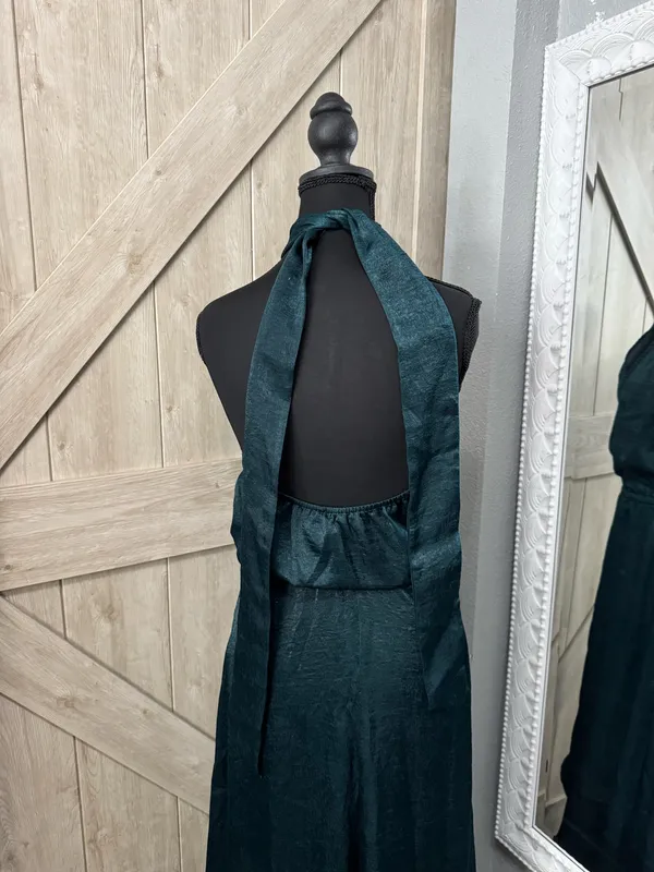 Show me Your Mumu dark green maxi dress - small - Image 4