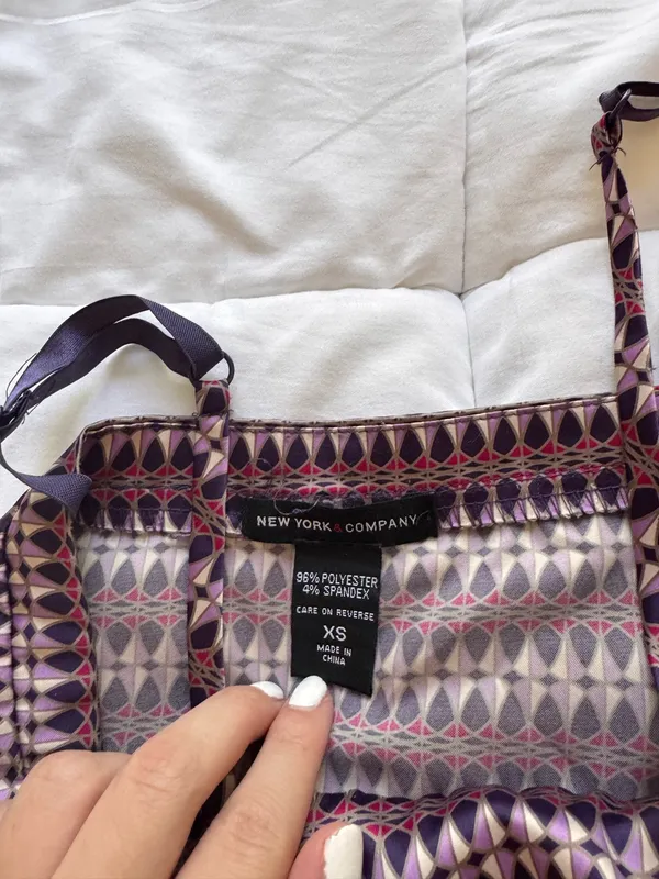 New York & Co. Purple tank - Image 2