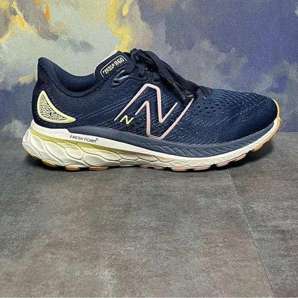 New Balance Fresh Foam X 860 Women's Navy Blue Running Shoes Size 8.5B - Image 11