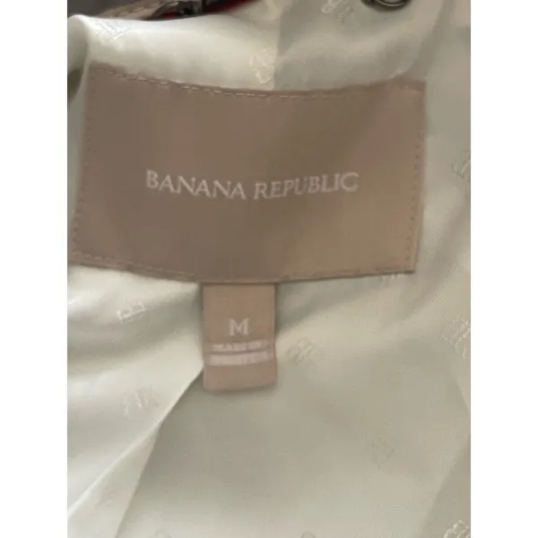 Banana Republic Striped Trench Coat - Image 8