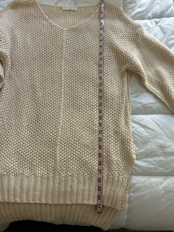 Women’s sweater Tan Size L - Image 5