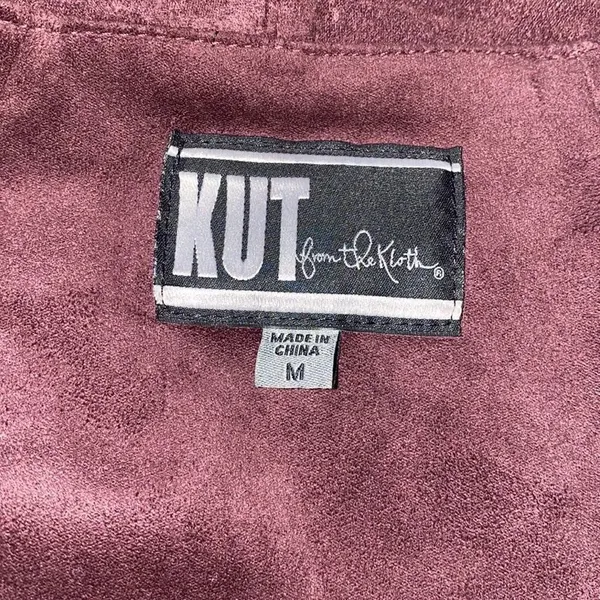 ✨ KUT FROM THE KLOTH Tayanita Faux Suede Jacket In Burgundy✨ - Image 11