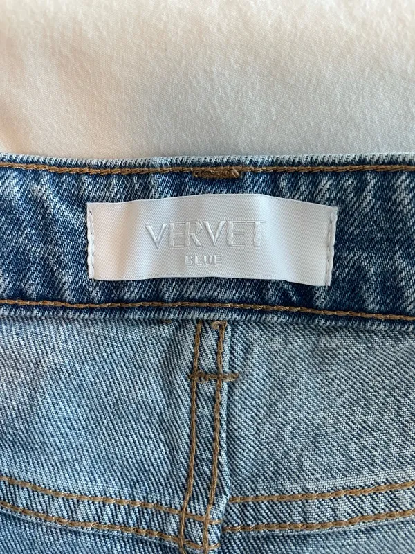 Vervet Cynical Frayed Denim Short - Image 5