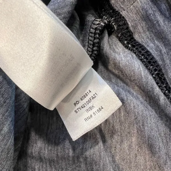 Patagonia dark gray twisted back long sleeve top for women size M - Image 5