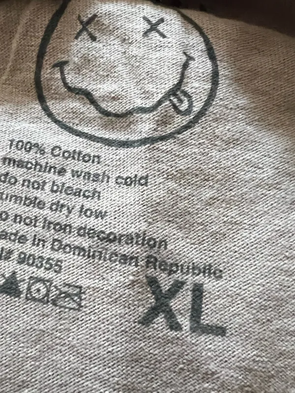 Graphic t shirt nirvana Tan Size XL - Image 2