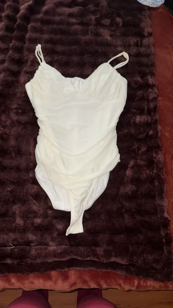 Princess Polly White Bodysuit Mesh - Image 3