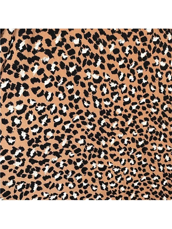 Aerie Leopard Print Maxi Slip Dress With Front Slit - Image 2