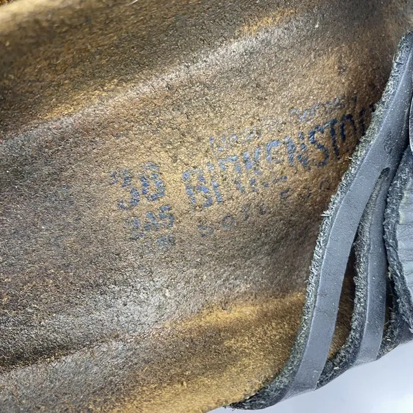 Birkenstock Womens Granada‎ Double Straps Birk Sandals Black Sz 38 US W7-flaw - Image 5