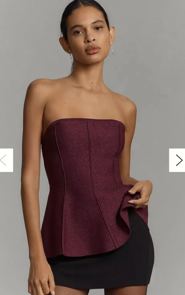 Anthropologie Hourglass Glitter Tank - Image 2
