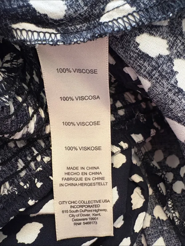 Loralette Size 18 20 Navy Blue and White Speckled Smock Maxi Dress - Image 4