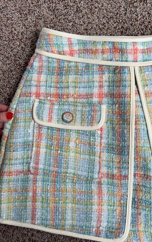 English Factory Tweed Skirt - Image 2