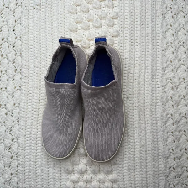 ROTHY'S Women's Size 6.5 Chelsea Boot Shoes Lilac Gray Slip On High Top Sneaker - Image 12