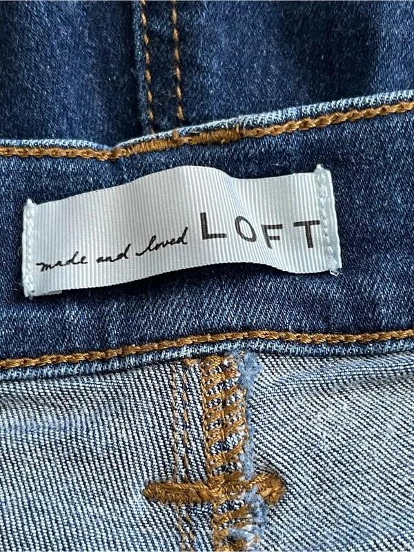 Loft The Slim Flare Jeans Women’s Size 30/10 Super High Rise Boho Festival - Image 7