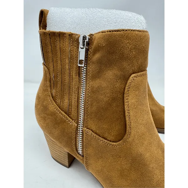 DV By Dolce Vita Caitie Bootie Women's 9 Brown Ankle Faux Suede - Image 4